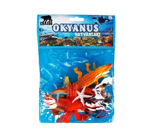 Okyanus Hayvanları Poşetli Hayvan Oyun Seti Okyanus Hayvanları Poşetli Hayvan Oyun Seti