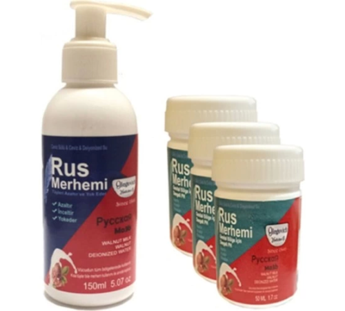 Olegovich Medicine Rus Merhemi Tüy Dökücü Azaltıcı Krem Merhem 150 ml 1 Ad + Rus Merhemi Genital Bö - 000031KI Olegovich Medicine Rus Merhemi Tüy Dökücü Azaltıcı Krem Merhem 150 ml 1 Ad + Rus Merhemi Genital Bö - 000031KI