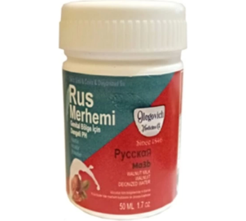 Olegovich Medicine Rus Merhemi Tüy Dökücü Azaltıcı Krem Merhem 250 ml 1 Ad + Rus Merhemi Genital Bö - 000031KI Olegovich Medicine Rus Merhemi Tüy Dökücü Azaltıcı Krem Merhem 250 ml 1 Ad + Rus Merhemi Genital Bö - 000031KI