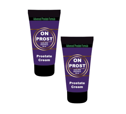 Onprost Cream Erkekler İçin Pırostat Bakım Kremi 50 ml x 2 adet Onprost Cream Erkekler İçin Pırostat Bakım Kremi 50 ml x 2 adet