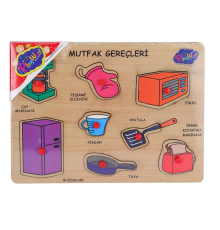 ONY-168-169 Ahşap Tutmalı Mutfak Gereçleri -Onyıl Oyuncak