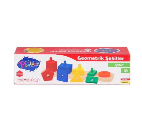 ONY-305 Ahşap Geometrik Şekiller -Onyıl Oyuncak