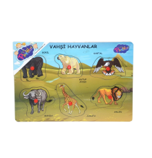 ONY-328 329 Onyıl, Ahşap Tutmalı Vahşi Hayvanlar