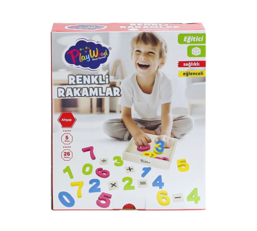 ONY-401 Ahşap Renkli Rakamlar 26 Parça ONY-401 Ahşap Renkli Rakamlar 26 Parça