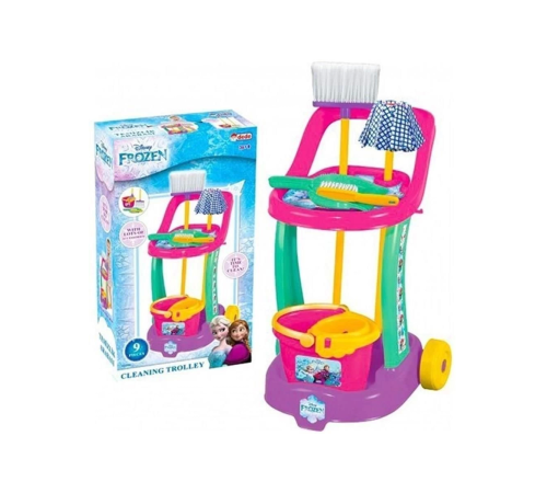 Orjinal Lisanslı Frozen Temizlik Arabası