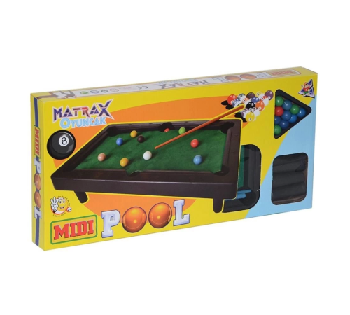 Orta Boy Bilardo Oyunu Mini Bilardo Masa Üstü Oyuncak - 80734