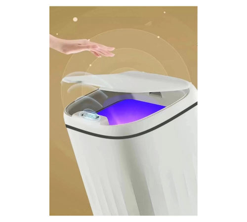 Otomatik Hareket Sensörlü Akıllı Çöp Kovası – 20 Litre Sessiz ve Hijyenik Kullanım