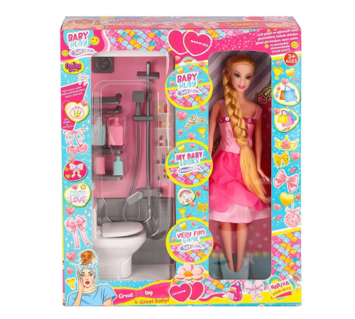 OYD-02387 Bebek ve Banyo Oyun Seti -Oydaş Oyuncak OYD-02387 Bebek ve Banyo Oyun Seti -Oydaş Oyuncak