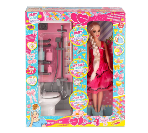 OYD-02387 Bebek ve Banyo Oyun Seti -Oydaş Oyuncak OYD-02387 Bebek ve Banyo Oyun Seti -Oydaş Oyuncak