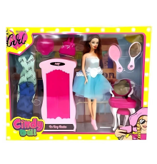 Oydaş Cindy Doll Dolaplı Makyaj Masalı Bebek 02453