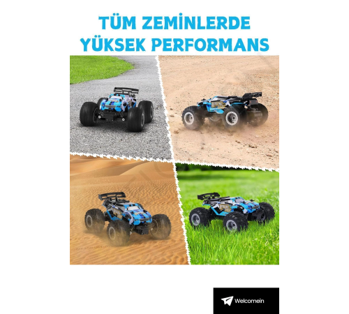 2.4 GHz Uzaktan Kumandalı Şarjlı Led Işıklı Drift Yapan 20 Km Hız Off Road Araba 2.4 GHz Uzaktan Kumandalı Şarjlı Led Işıklı Drift Yapan 20 Km Hız Off Road Araba
