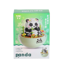 P1274 Panlos Panda Blok Seti 510 Parça -Vagon life