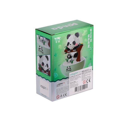 P1275 Panlos Panda 543 Parça Blok Seti -Vagon life
