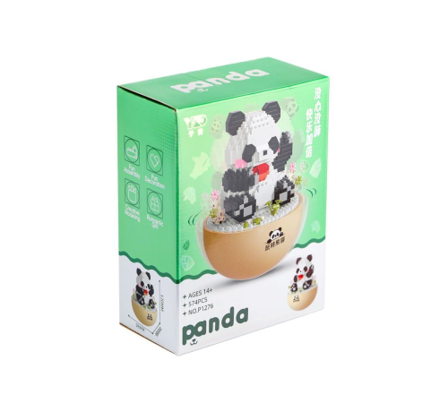 P1276 Panlos Panda 574 Parça Blok Seti -Vagon life