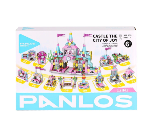 P633012 Panlos Tuğla Şehri 556 Parça Blok Seti -Vagon life