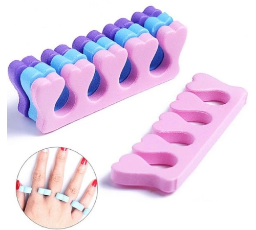 Parmak Ayırıcı Sünger Manikür Pedikür Aparatı 5 ADET Parmak Ayırıcı Sünger Manikür Pedikür Aparatı 5 ADET