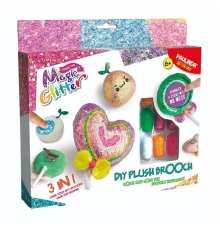 Paulinda Magic Glitter 3n1 DIY Plush Brooch Hobi Set S01095600