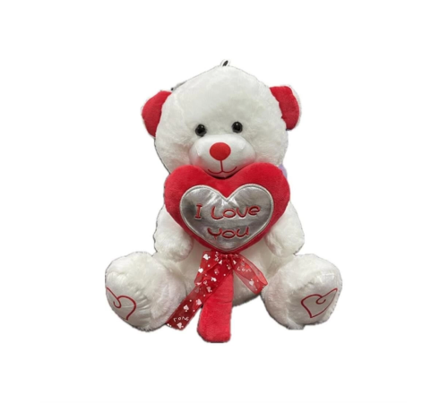 PELUŞ 40 CM ŞEKER KALPLİ AYI HALLEY PELUŞ 40 CM ŞEKER KALPLİ AYI HALLEY