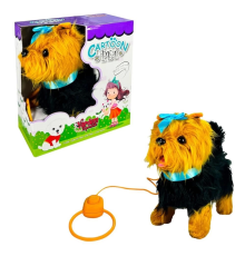 PFT-B267 PELUŞ TASMALI YÜRÜYEN KÖPEK MAVİ -VRD