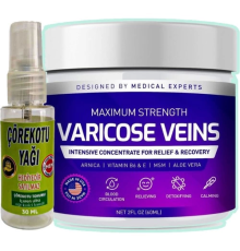 Pharmapulse Varicose Veins Purple Bakım Kremi 100 ml + Çörek Otu Yağı 30 ml