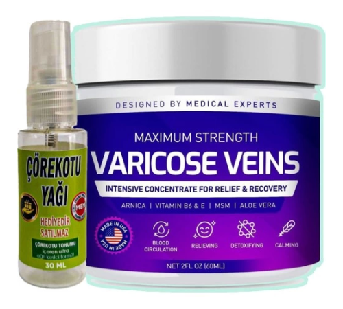 Pharmapulse Varicose Veins Purple Bakım Kremi 100 ml + Çörek Otu Yağı 30 ml Pharmapulse Varicose Veins Purple Bakım Kremi 100 ml + Çörek Otu Yağı 30 ml