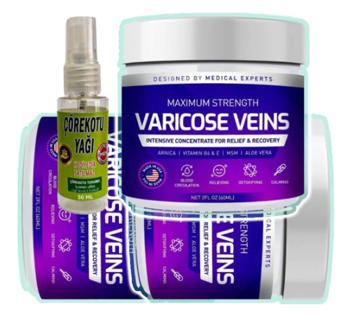 Pharmapulse Varicose Veins Purple Bakım Kremi 100 ml x 3 adet + Çörek Otu Yağı 30 ml Pharmapulse Varicose Veins Purple Bakım Kremi 100 ml x 3 adet + Çörek Otu Yağı 30 ml