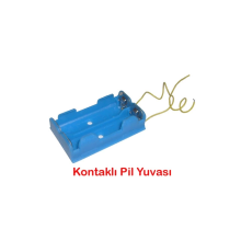 Pil Yuvası - Okul Deney Pil Yatağı 10 Adet (336336)