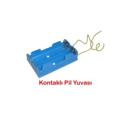 Pil Yuvası - Okul Deney Pil Yatağı 10 Adet (336336)