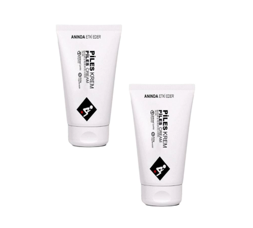 Piles Hemeroıdınız ve Bağsurunuz İçin Yeni Formüllü Çözümünüz Bakım Kremi 50 ml x 2 adet Piles Hemeroıdınız ve Bağsurunuz İçin Yeni Formüllü Çözümünüz Bakım Kremi 50 ml x 2 adet
