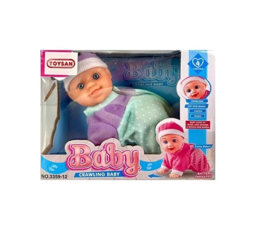 PİLLİ EMEKLEYEN SESLİ BEBEK - 1 Adet Stokta Olan Gönderilir PİLLİ EMEKLEYEN SESLİ BEBEK - 1 Adet Stokta Olan Gönderilir