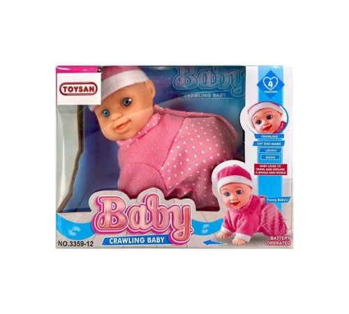 PİLLİ EMEKLEYEN SESLİ BEBEK - 1 Adet Stokta Olan Gönderilir PİLLİ EMEKLEYEN SESLİ BEBEK - 1 Adet Stokta Olan Gönderilir
