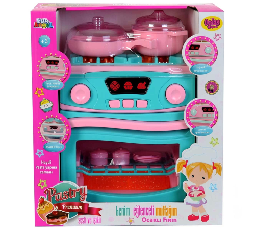 Pilli Fırınlı Ocak Set OYD-02609 Pilli Fırınlı Ocak Set OYD-02609