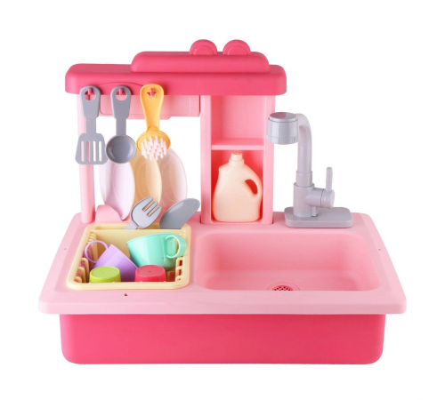 Pilli İnteraktif Lavabo Seti Pembe