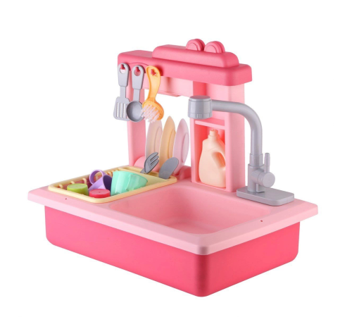 Pilli İnteraktif Lavabo Seti Pembe