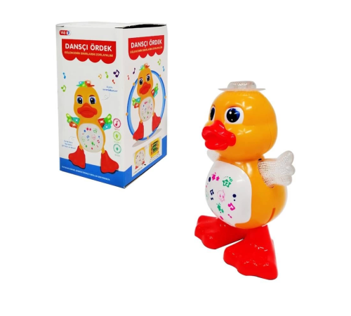 Pilli Işıklı Müzikli Danscı Ördek Oyuncak Pilli Işıklı Müzikli Danscı Ördek Oyuncak