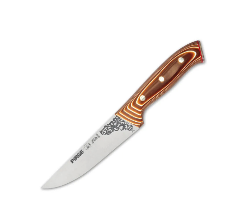 Pirge 32101 Elite Kurban, Kasap Bıçağı 14,5 cm - Kahverengi Perçinli Kompozit Sap Pirge 32101 Elite Kurban, Kasap Bıçağı 14,5 cm - Kahverengi Perçinli Kompozit Sap