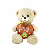 PJH2323 Peluş Kalpli Ayı Love You 30 cm