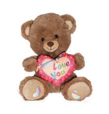PJH2324  Peluş Kalpli Ayı Love You 30 cm -Vardem