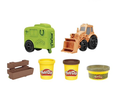 Play-Doh Çalışkan Traktör ve Römork F1012 Play-Doh Çalışkan Traktör ve Römork F1012