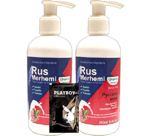 Etkili 2 Adet x 250 ml Ceviz Sütlü & Cevizli Rus Merhemi Tüy Dökücü Krem + 1 Armağan Jel - 000031KI Etkili 2 Adet x 250 ml Ceviz Sütlü & Cevizli Rus Merhemi Tüy Dökücü Krem + 1 Armağan Jel - 000031KI