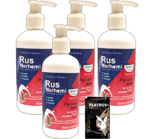Etkili 4'lüx 250 ml Ceviz Sütlü & Cevizli Rus Merhemi Tüy Dökücü Krem + 1 Armağan Jel - 000031KI Etkili 4'lüx 250 ml Ceviz Sütlü & Cevizli Rus Merhemi Tüy Dökücü Krem + 1 Armağan Jel - 000031KI