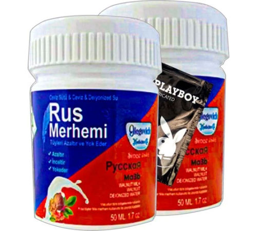 Etkili Blue Rus Merhemi 2 Tane 50 ml Tüy Dökücü Krem + Yanında Jel - 000031KI Etkili Blue Rus Merhemi 2 Tane 50 ml Tüy Dökücü Krem + Yanında Jel - 000031KI