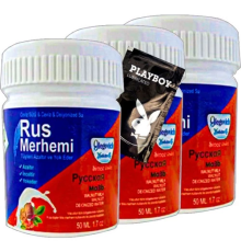 Etkili  Blue Rus Merhemi 3'lü x 50 ml Tüy Dökücü Krem + 1 Armağan Jel - 000031KI