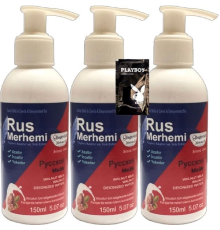 Etkili  Blue Tüylere Krem 3 Adet x 150 ml Cevizli & Ceviz Sütlü Rus Merhemi + Yanında Jel - 000031KI