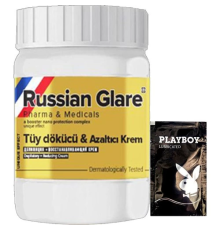 Etkili  Rusian Glare Nano 50 ml Rus Merhemi Tüy Dökücü Azaltıcı Krem + 1 Armağan Jel - 000031KI