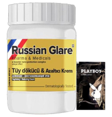 Etkili  Rusian Glare Nano 50 ml Rus Merhemi Tüy Dökücü Azaltıcı Krem + Yanında Jel - 000031KI