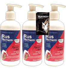 Etkili  Tüylere Krem 3 Tane 250 ml Ceviz Sütlü & Cevizli Rus Merhemi + Yanında Jel - 000031KI