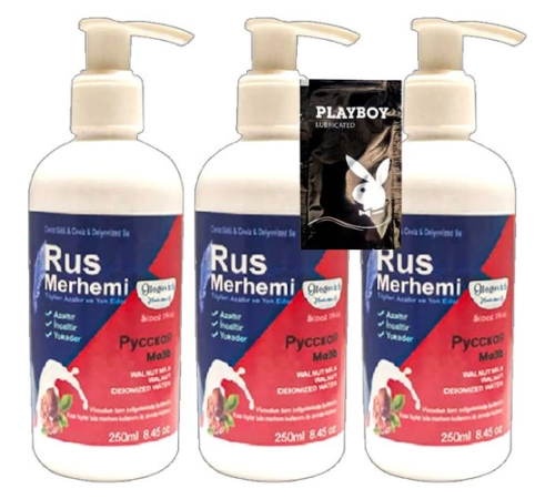 Etkili Tüylere Krem 3 Tane 250 ml Ceviz Sütlü & Cevizli Rus Merhemi + Yanında Jel - 000031KI Etkili Tüylere Krem 3 Tane 250 ml Ceviz Sütlü & Cevizli Rus Merhemi + Yanında Jel - 000031KI