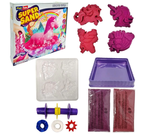 PlayToys Unicorn Dünyası Oyun Kumu Super Sand PlayToys Unicorn Dünyası Oyun Kumu Super Sand