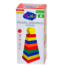 Playwood Ahşap Dikdörtgen Renkli Kule